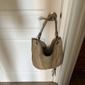 Chic Beige Hobo Bag